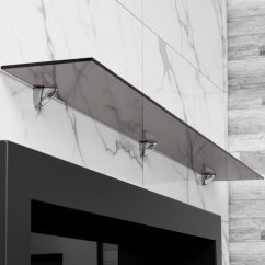 Стеклянная полка для биокамина Bronze 1200